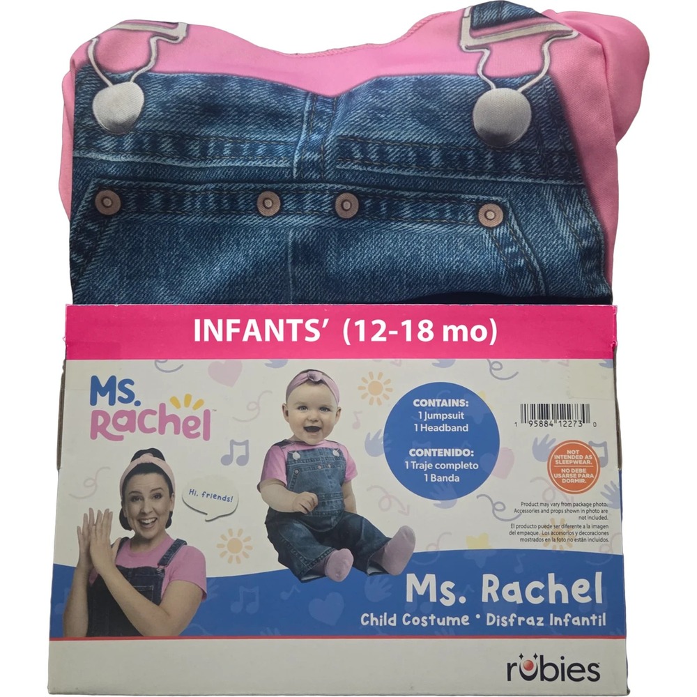 Ms. Rachel Costume for Infants‎ and Toddlers - Size (12-18Mo)